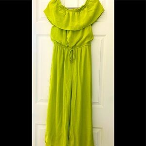 NWOT Tacera off the shoulder romper